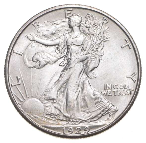1929-D Walking Liberty Half Dollar