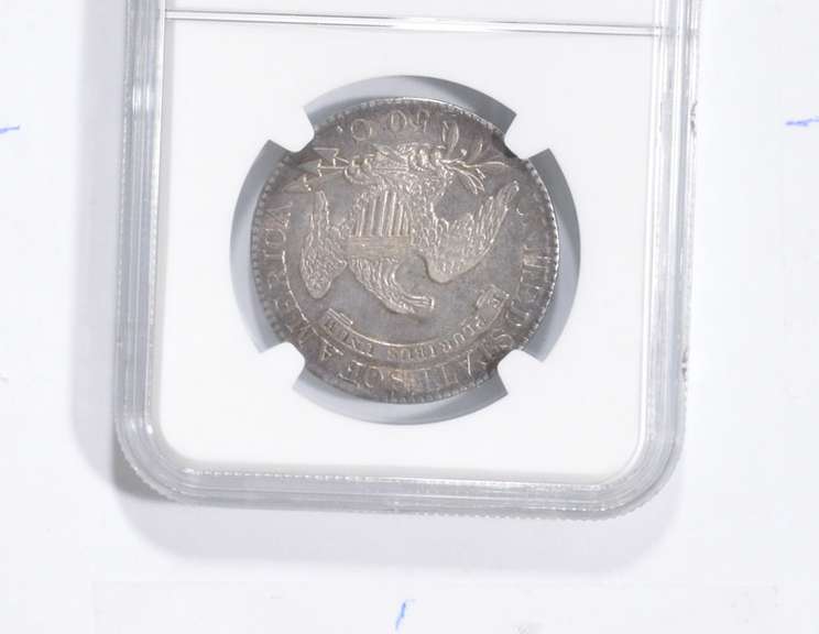 AU53 1824 Capped Bust Half Dollar - Graded NGC