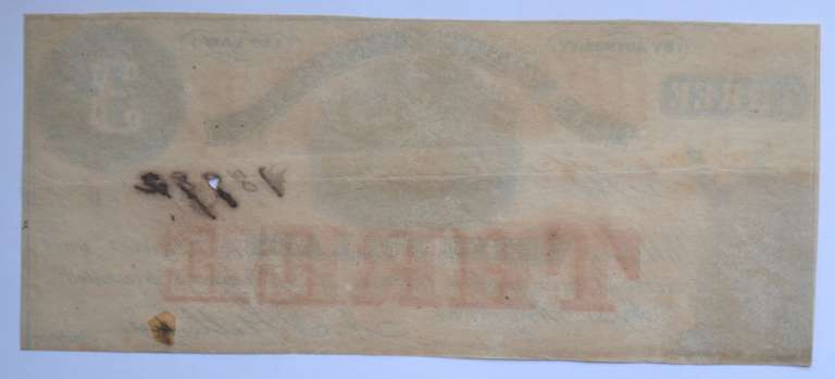 $ 3 State Of Missisippi May 1 1864 Series Note