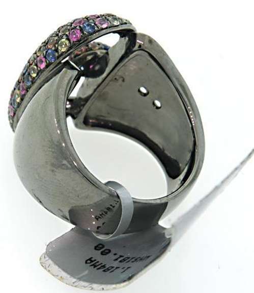 Le Vian Multi Color Gemstone Buckle Ring
