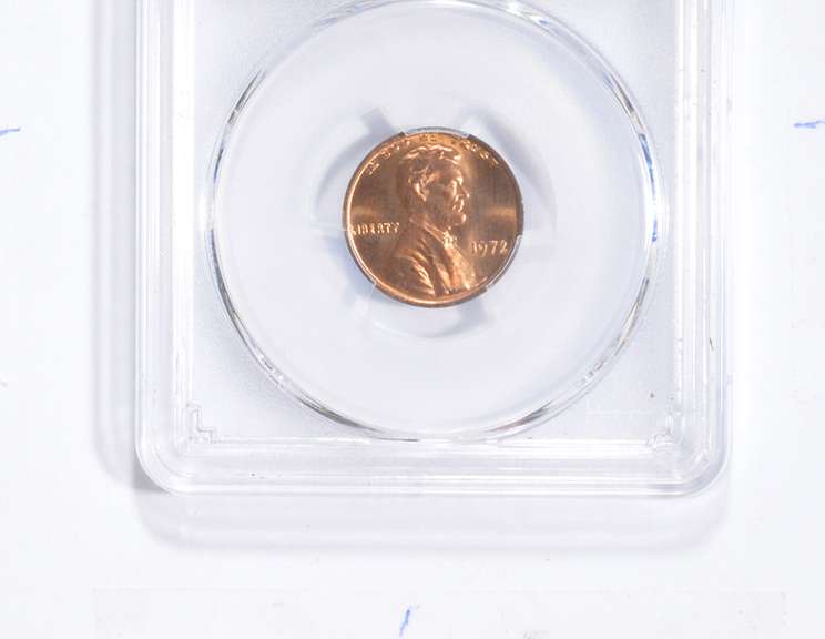 MS66+ RD 1972 Lincoln Memorial Cent - Double Die Obverse - Graded PCGS