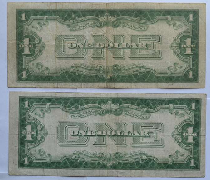 2 1928 A Star Silver Certificates