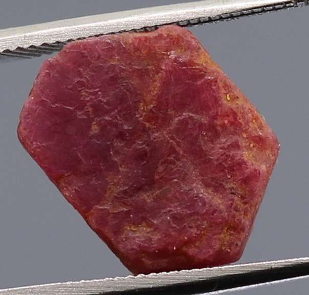 Unheated 5.10ct collectors uncut Brazilian Ruby