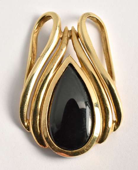 Bold Black Onyx Slider/Pendant