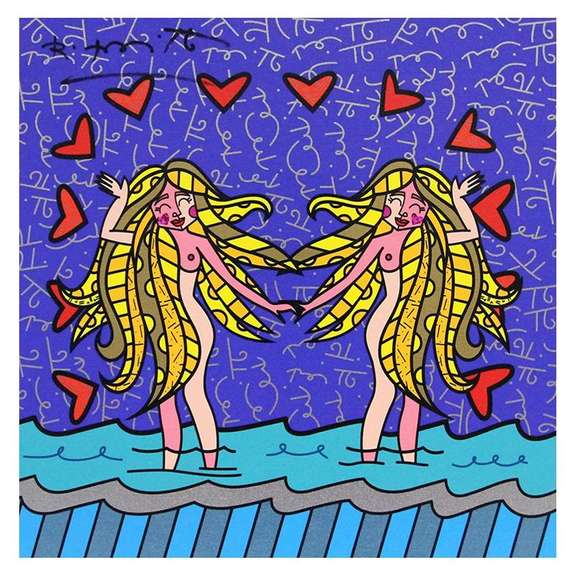 Gemini Girls (White) by Britto, Romero