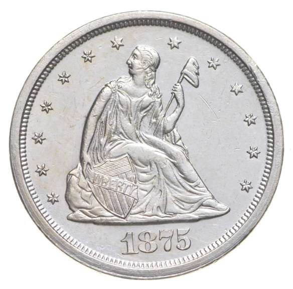 1875-S Seated Liberty Twenty-Cent Piece