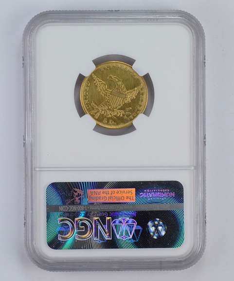 Unc Details 1834 $5.00 Classic Head Half Eagle - Plain 4 - NGC Graded