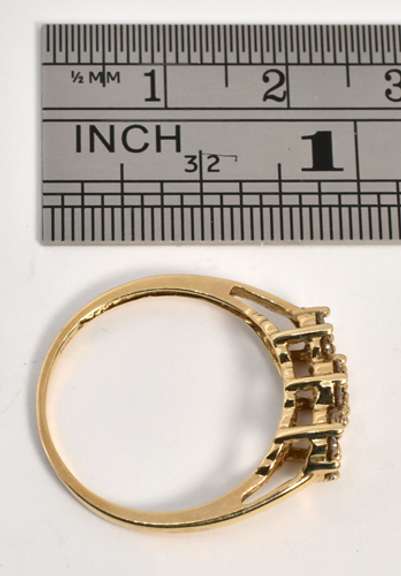 Champagne Diamond Cluster