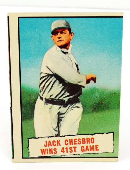 1961 Jack Chesbro Wins 41st Game Baseball Card