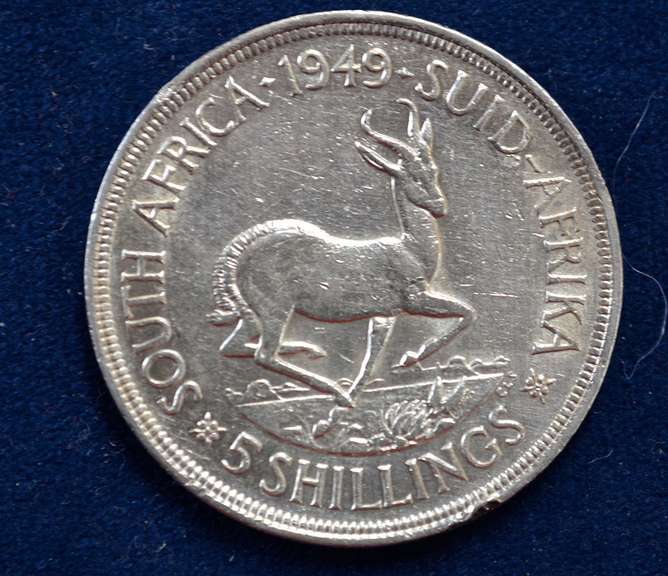 1949 South Africa 5 Shillings
