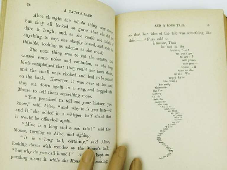 1917 Alice's Adventures in Wonderland Antique Book
