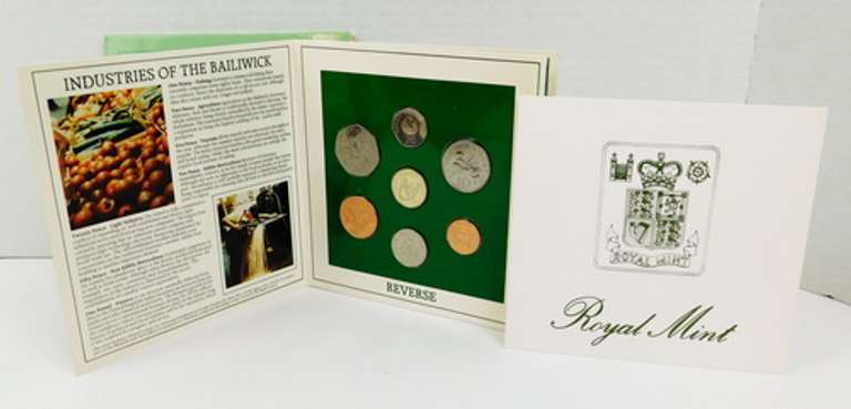 1987 Guernsey 7 Coin Uncirculated Set