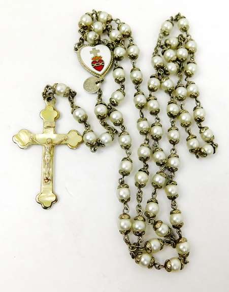 Vintage Rosary with Pouch
