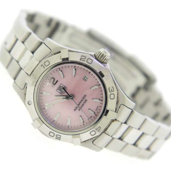 Tag Heuer Aquaracer Mop Pink Dial Watch