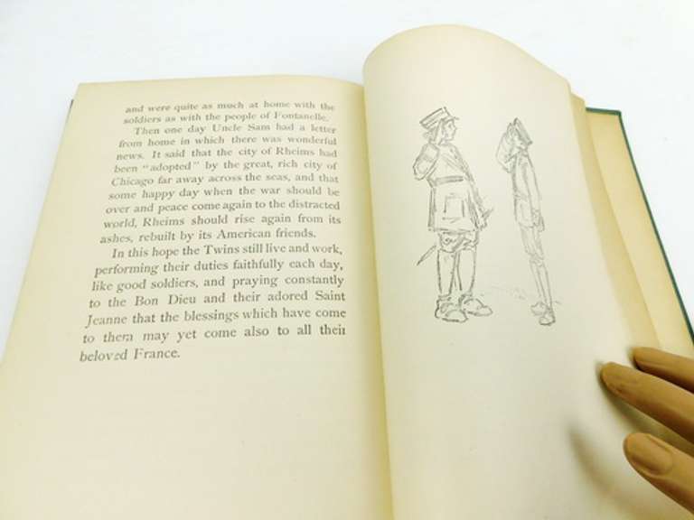 1918 The French Twins Patriotic War Book for Children