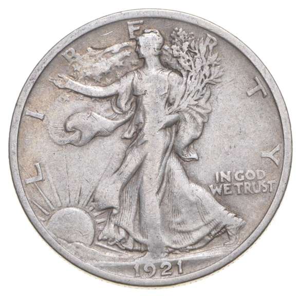 1921 Walking Liberty Half Dollar