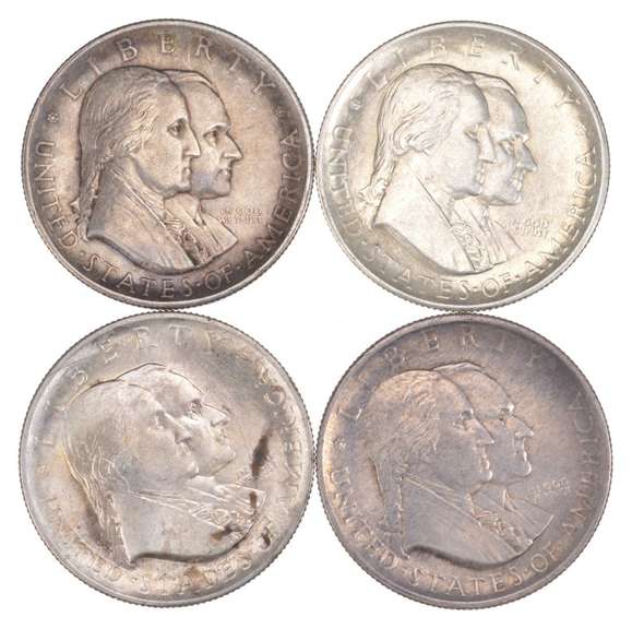 (4) 1926 American Independence Sesquicentennial Commem. Half Dollars