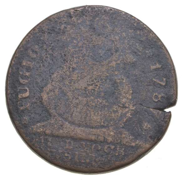 1787 Colonial Fugio Copper - Circulated