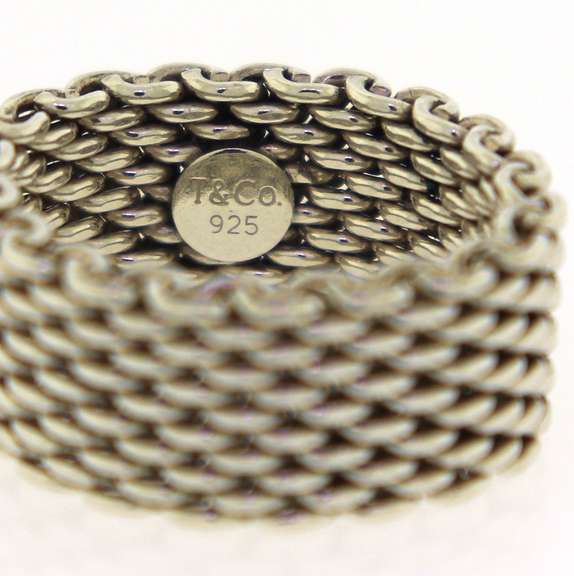 Tiffany & Co Somerset Mesh Ring