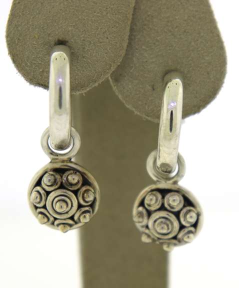 Doug Paulus Spiked Dome Interchangeable Charm Earrings