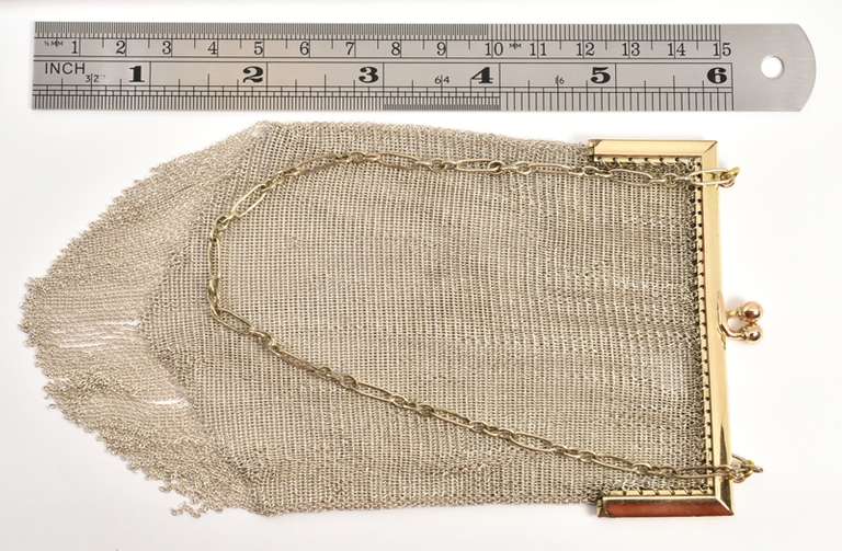 Fun Sterling and Gold Filled Antique Purse