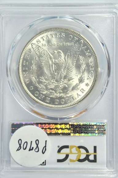 Awesome near Gem BU 1889 Morgan Silver Dollar PCGS MS64