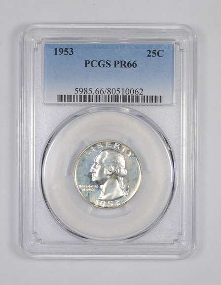 PR66 1953 Washington Quarter - Graded PCGS