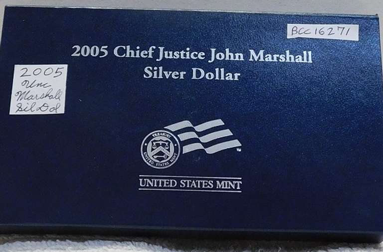 2005 Unc John Marshall Silver Dol