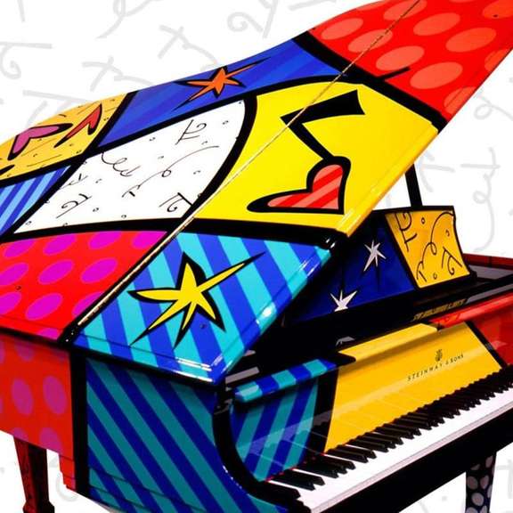 Art That Is Music For My Eyes by Britto, Romero