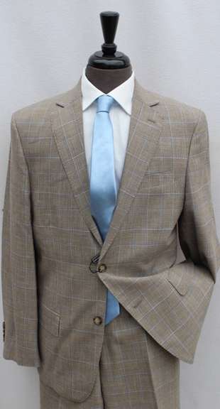 New Arrival, Wool, Linen & Silk blend suit, Made in Italy