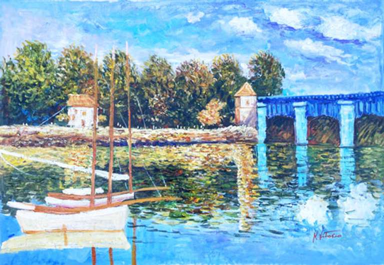 BEAUTIFUL  HAND PAINTED OIL PAINTING ON CANVAS