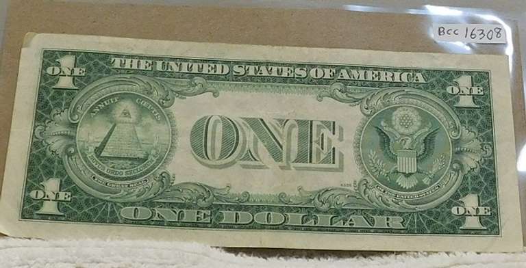1935-F Unc Silver Cert $1.00