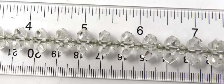 Sterling Silver Clear Rock Crystal Quartz Necklace