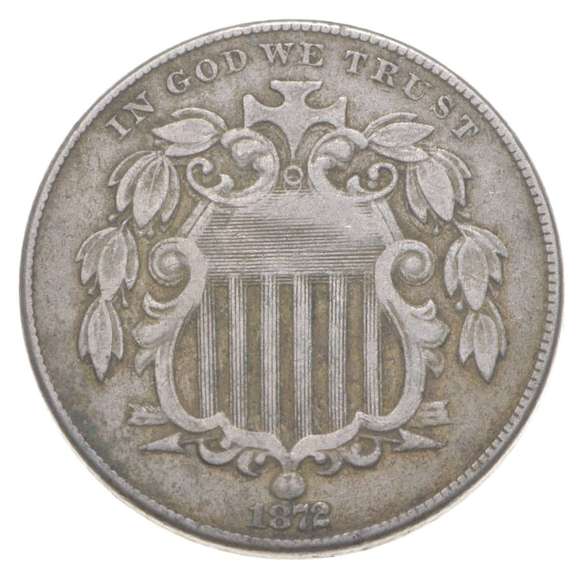 1872 Shield Nickel