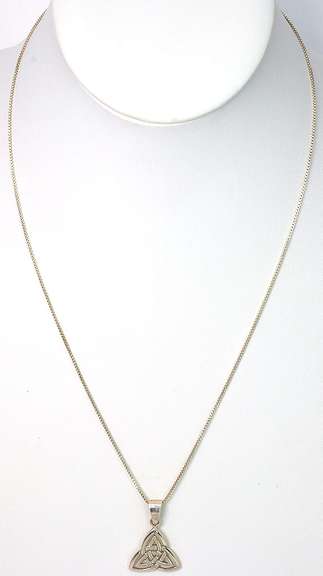 Sterling Silver Chain with Astra Symbol Pendant