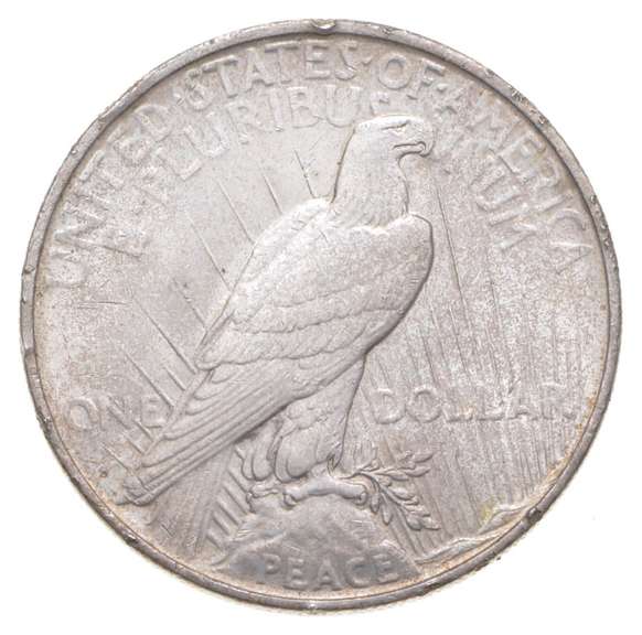 1927-D Peace Silver Dollar