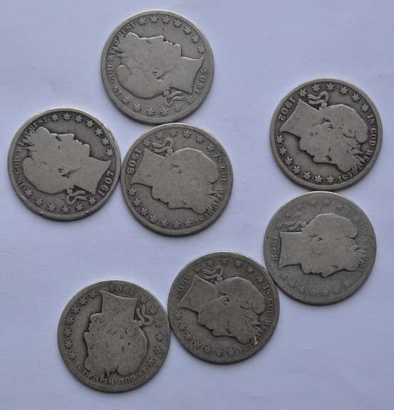 7 Barber Halves