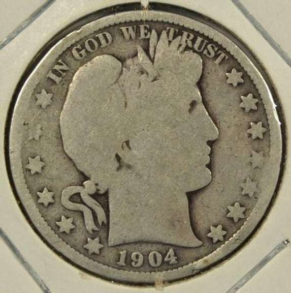 1904 Barber Half Dollar
