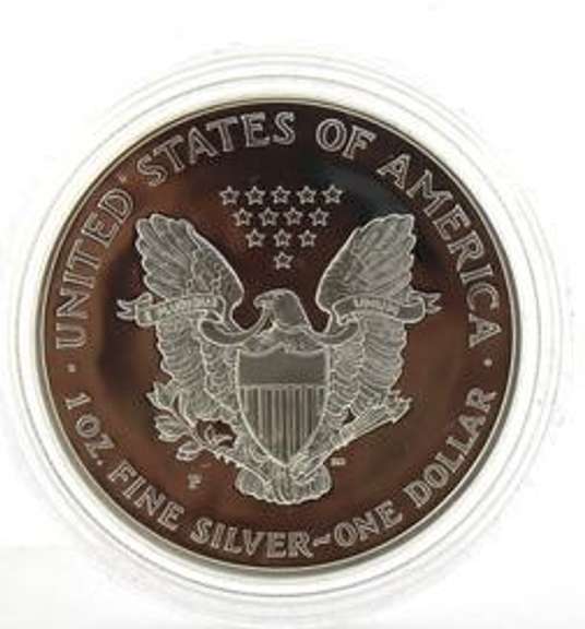 2002 W Proof Silver Eagle With Boxes and CoA