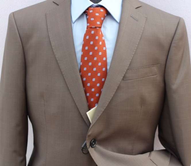 Stylish Glen Plait Slim Fit Suit, Made By Galante