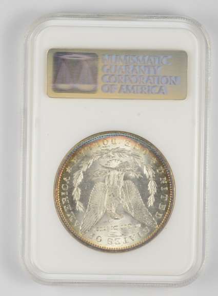 MS65 1883 Morgan Silver Dollar - CAC - Graded NGC