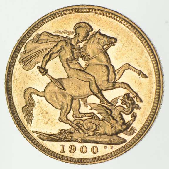 1900-S Australia 1 Sovereign - World Gold Coin