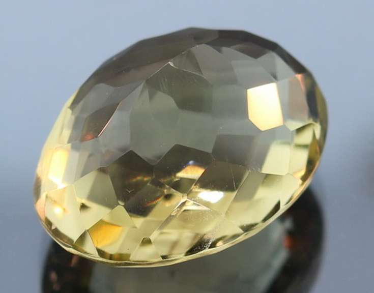 Exciting 32.18ct 21mm checker top Citrine