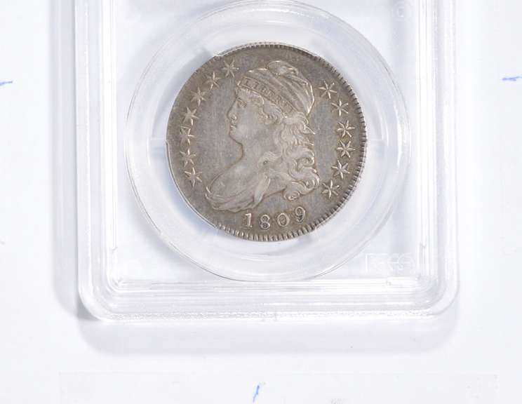 XF45 1809 Capped Bust Half Dollar - III Edge - Graded PCGS
