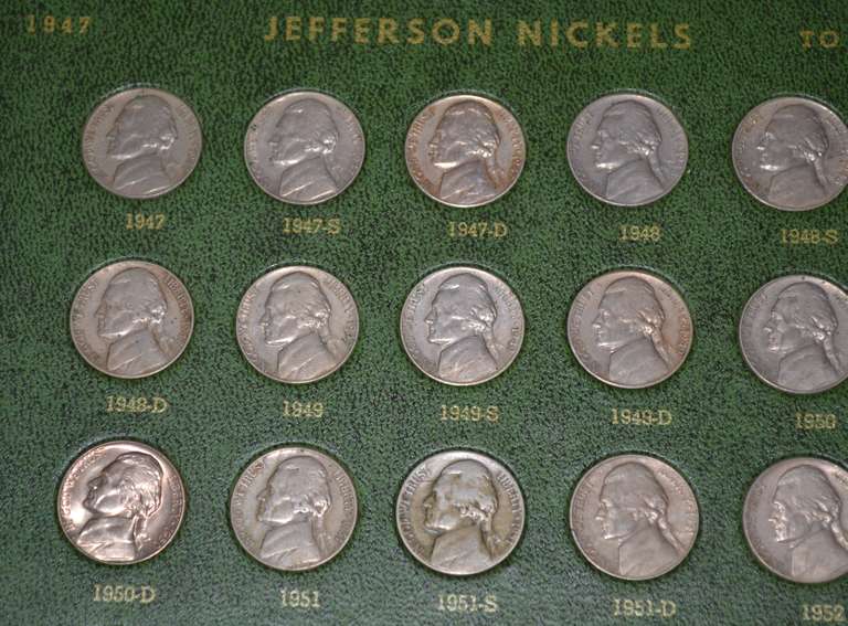 Sharp  Jefferson Nickel Set 1938-1961
