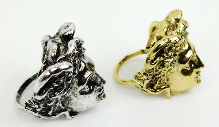 2 Big Medusa Rings