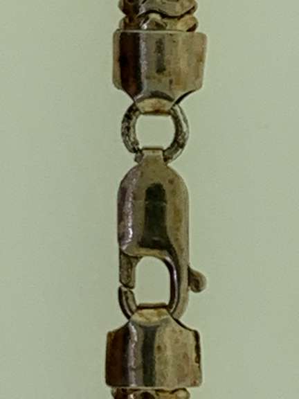 Vintage Sterling Silver Snake Chain