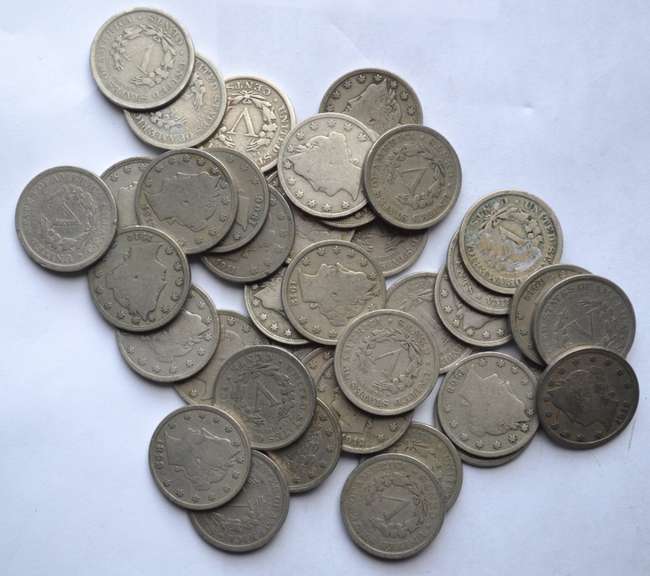 40 3 Letter in Liberty Plus V Nickels