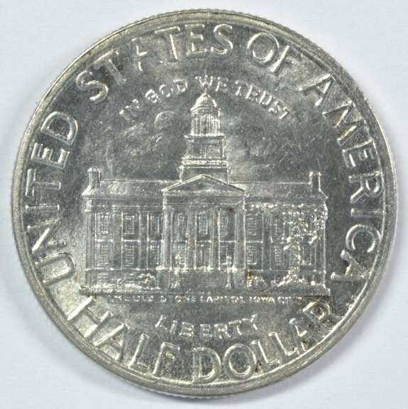 Super Gem BU 1946 Iowa Commemorative Half Dollar