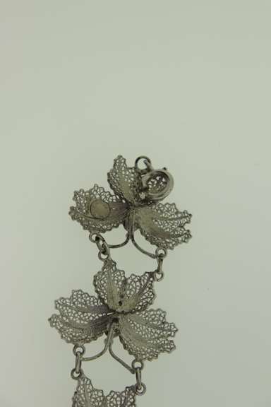 Vintage Sterling Silver Topazio Portugal Butterfly Braclet